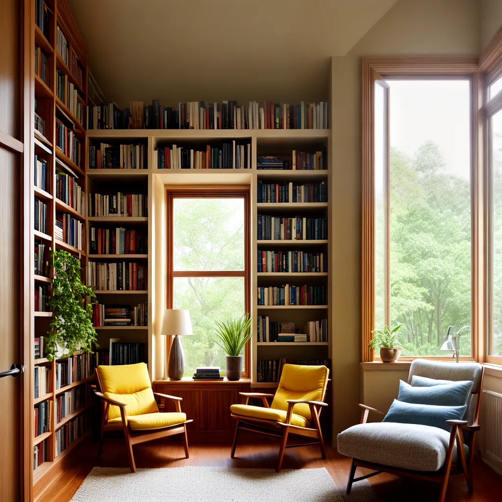 cantinho leitura livros plantas luz cantinho leitura livros plantas luz