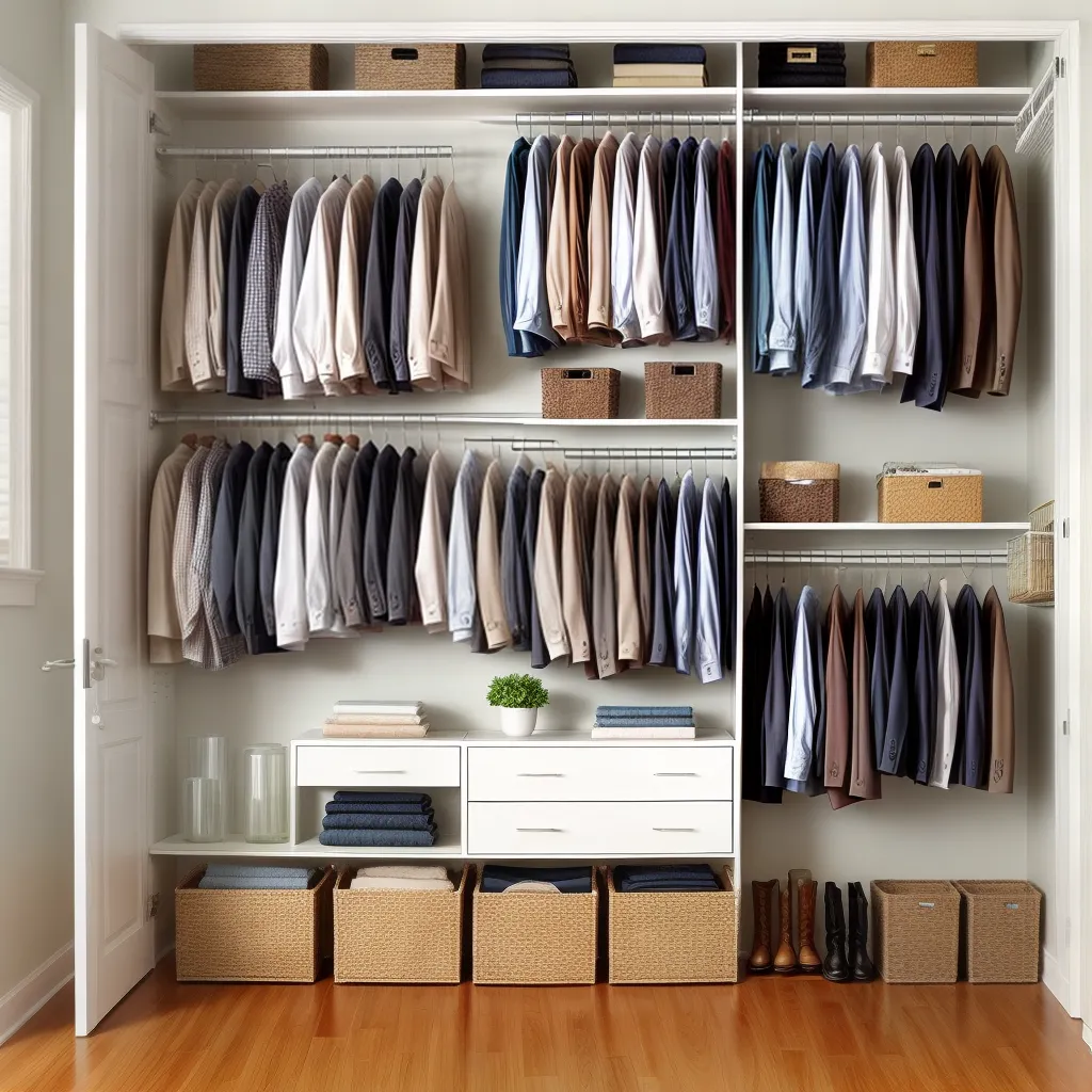 closet organizado solucoes armazenamento