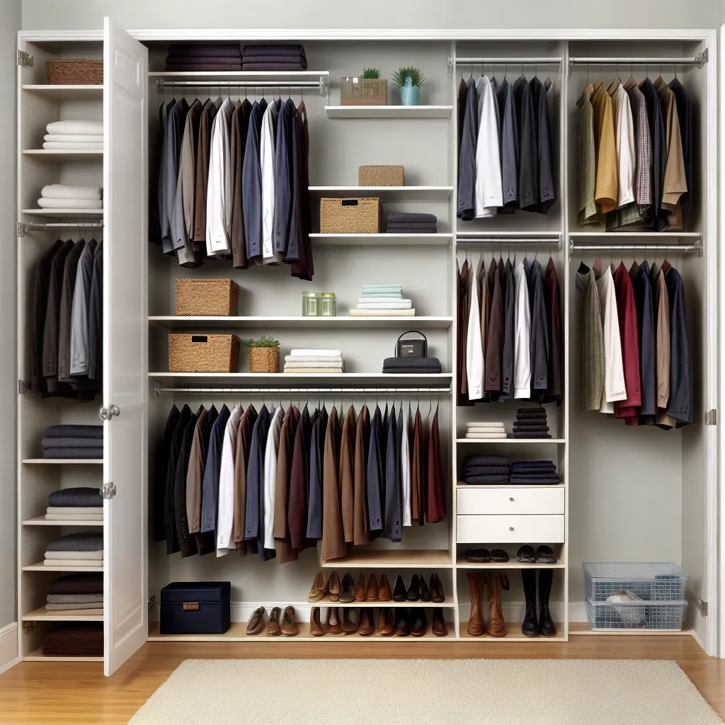 closet organizado solucoes armazenamento 1