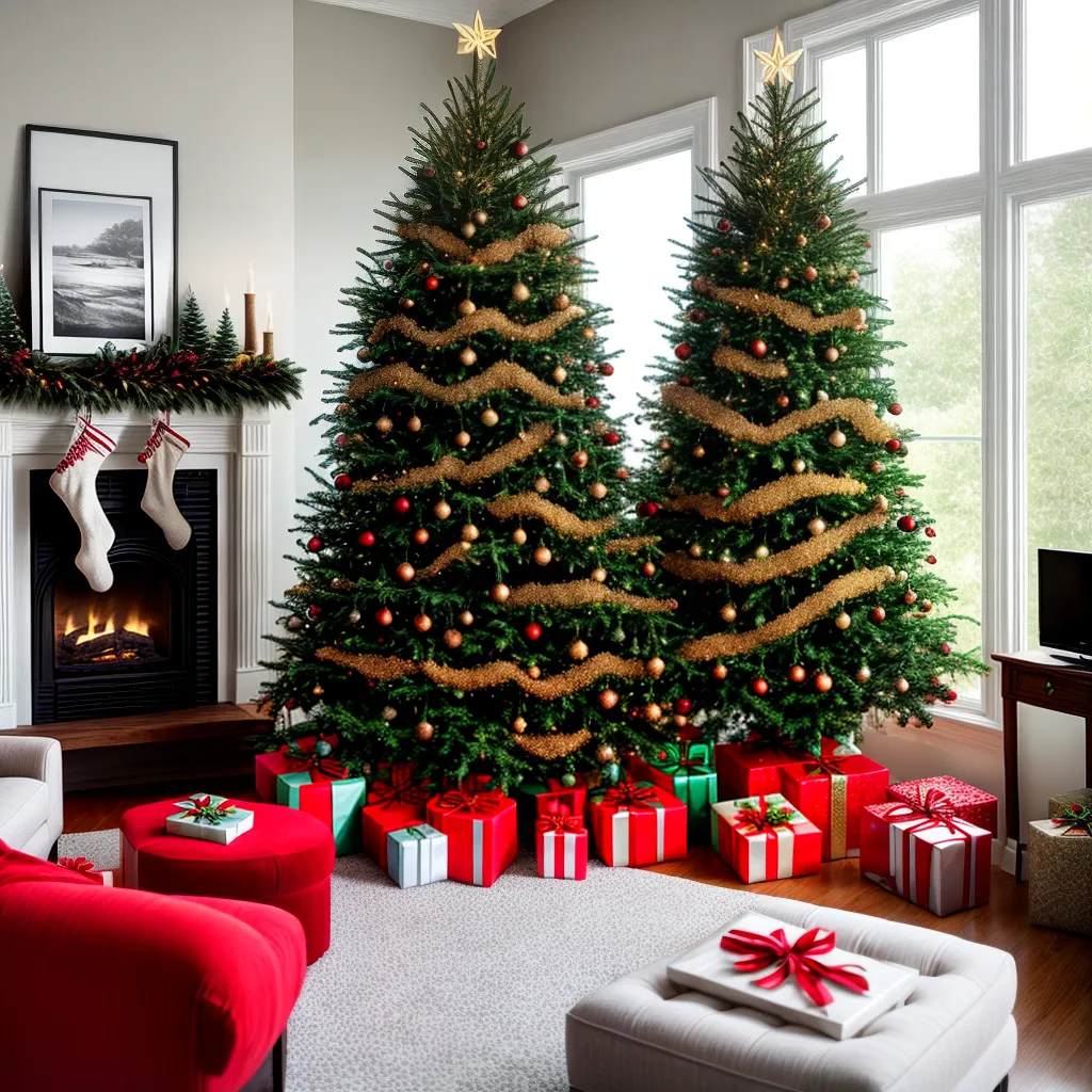 sala natal flores arvore ambiente