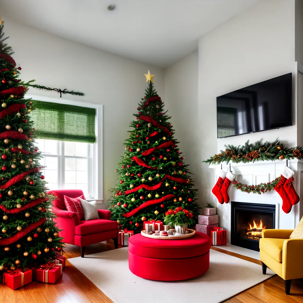 sala natal flores coloridas