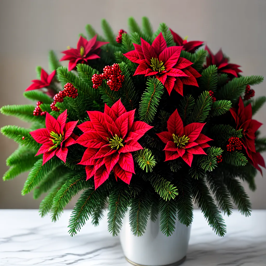 natal flores arvore poinsettias cactos