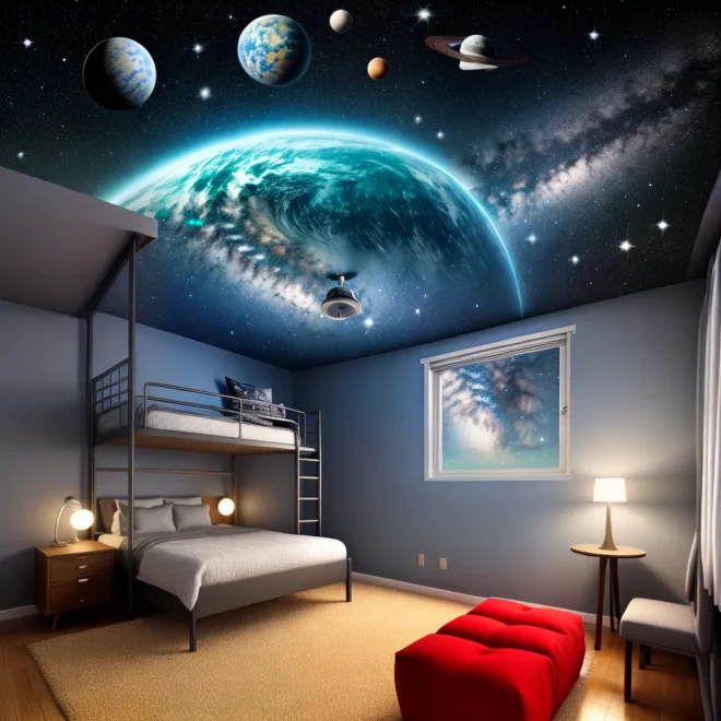 quarto infantil espaco navio espacial quarto infantil espaco navio espacial
