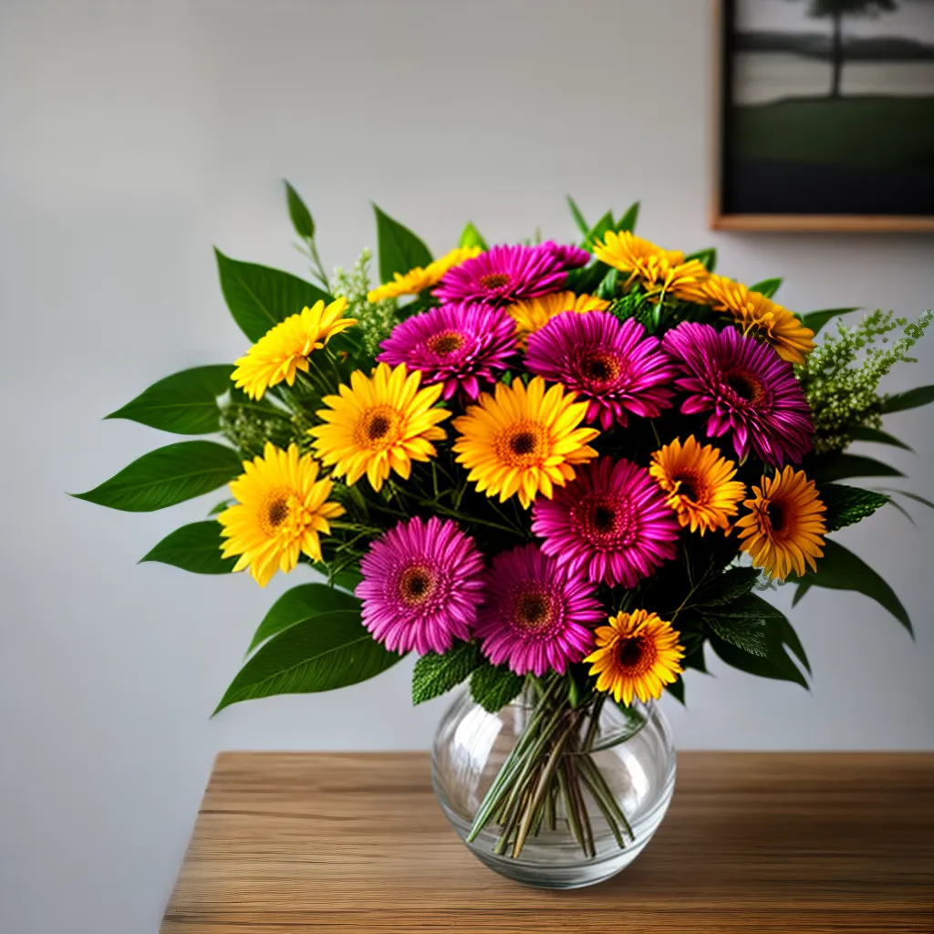 bouquet flores cores vibrantes natureza