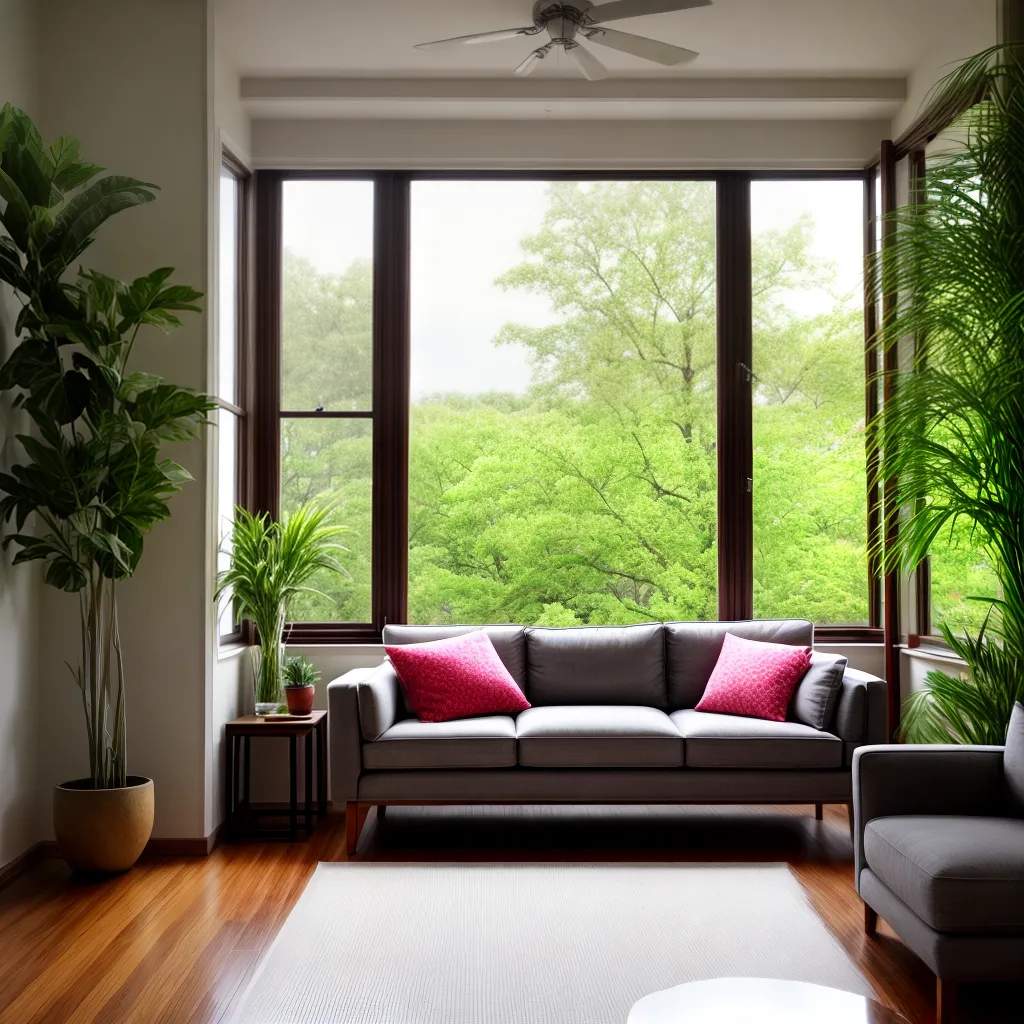 sala estar jardim vaso flores