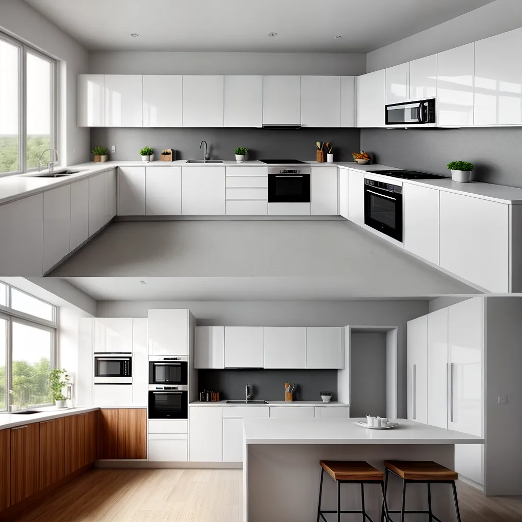 cozinha moderna limpa luminosa minimalista cozinha moderna limpa luminosa minimalista