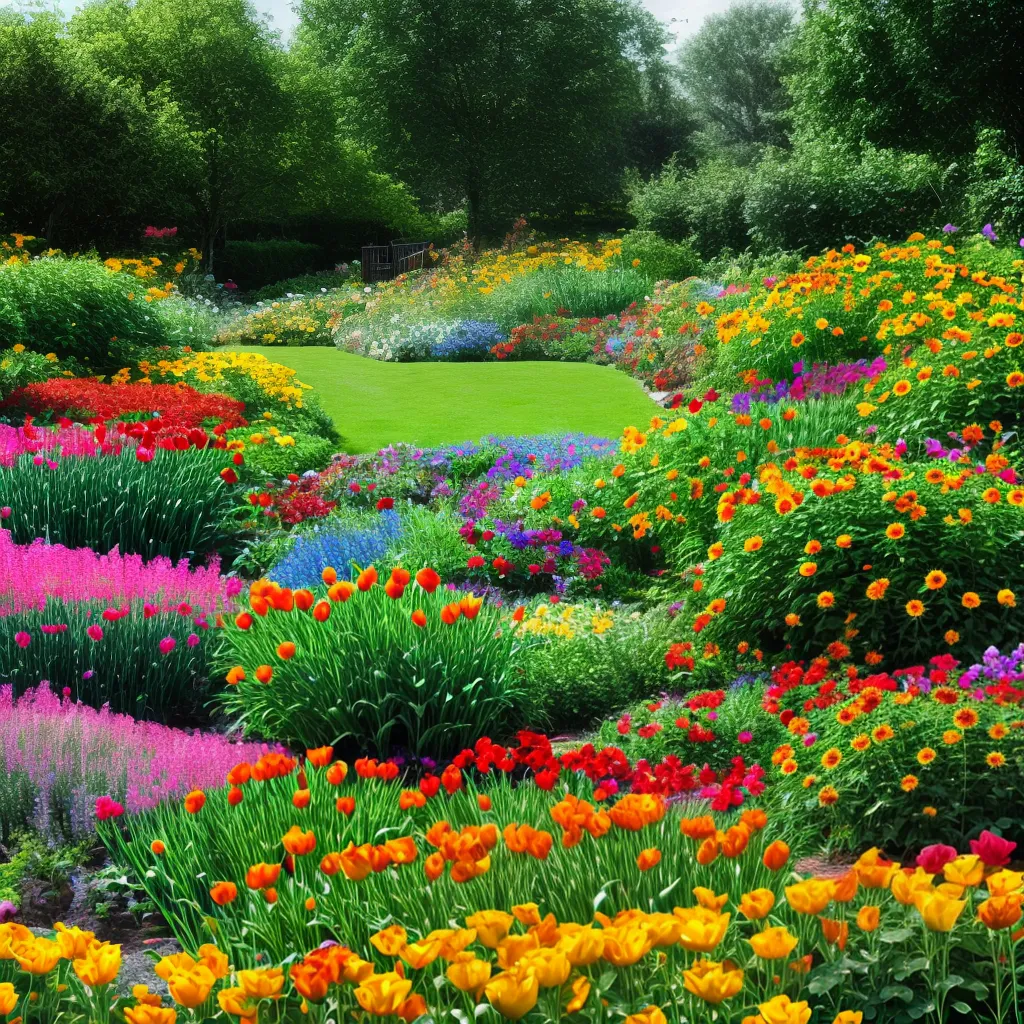 jardim colorido flores organicas natureza 1 jardim colorido flores organicas natureza 1