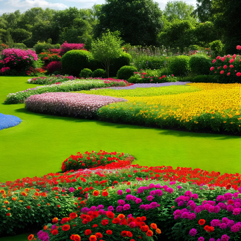jardim flores vibrante sol jardim flores vibrante sol