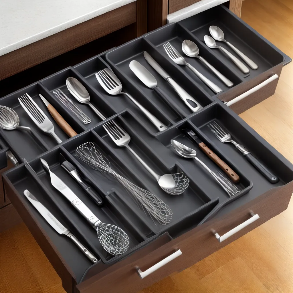 organizacao utensilios cozinha gaveta