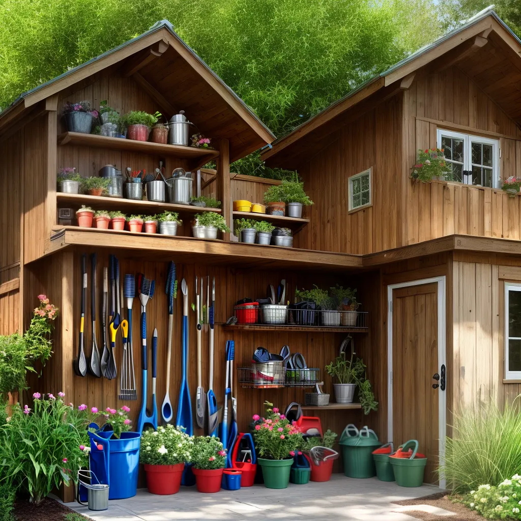 jardim organizado ferramentas armazenamento jardim organizado ferramentas armazenamento