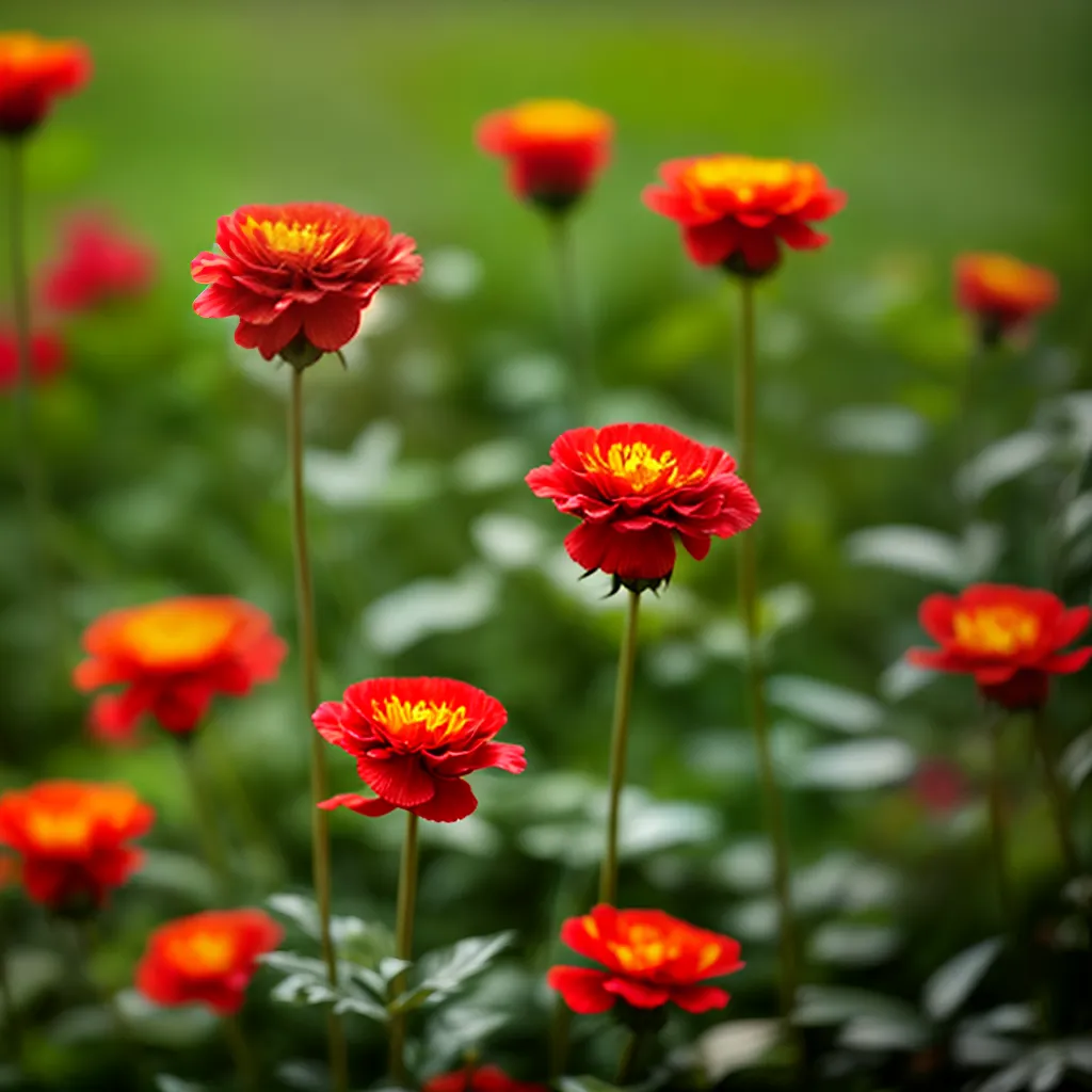 flor carnation vermelha deslumbrante