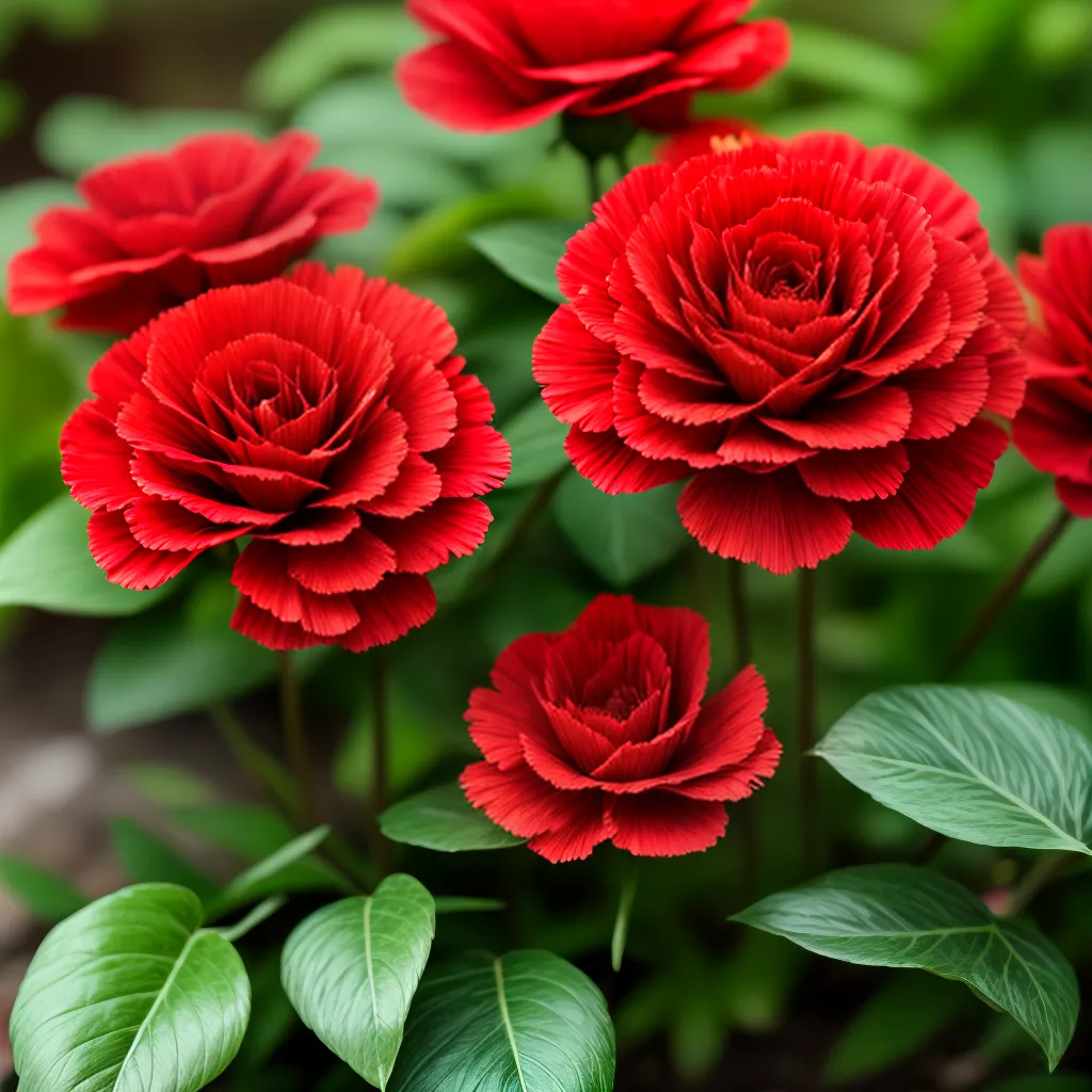 carnation vermelha jardim cuidado
