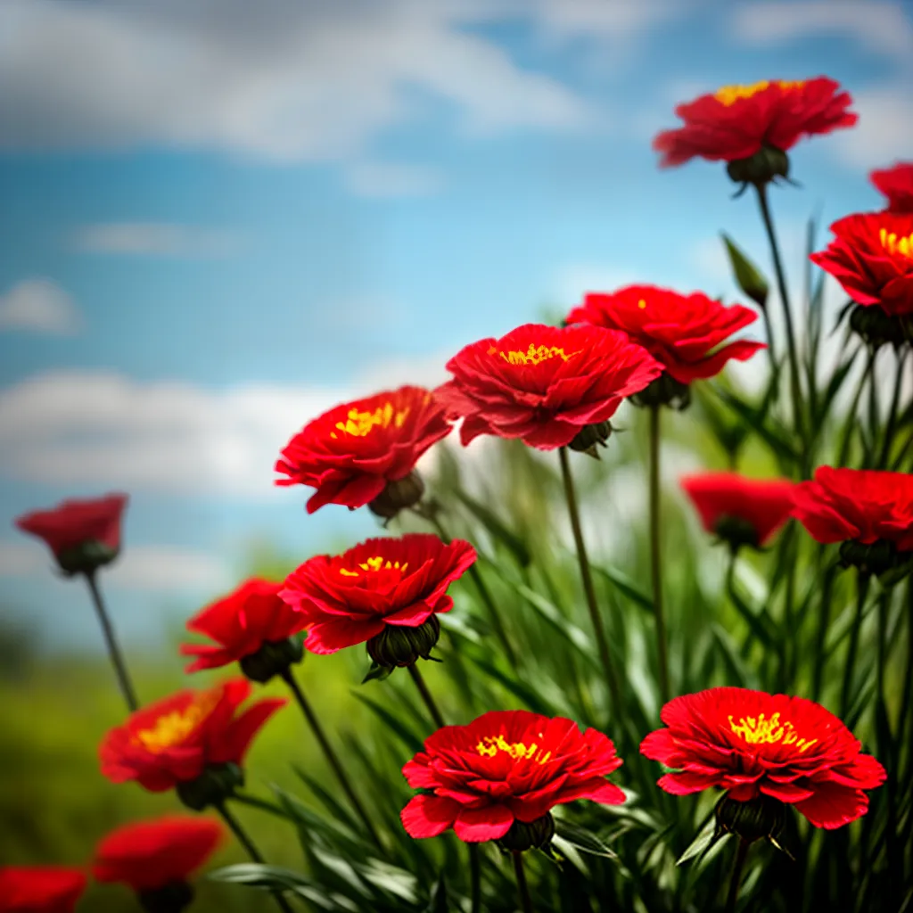 carnation vermelha florescendo beleza