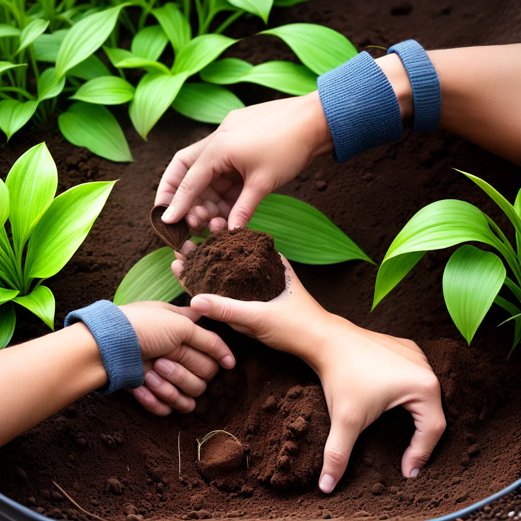 plantando lirio maos sol 1