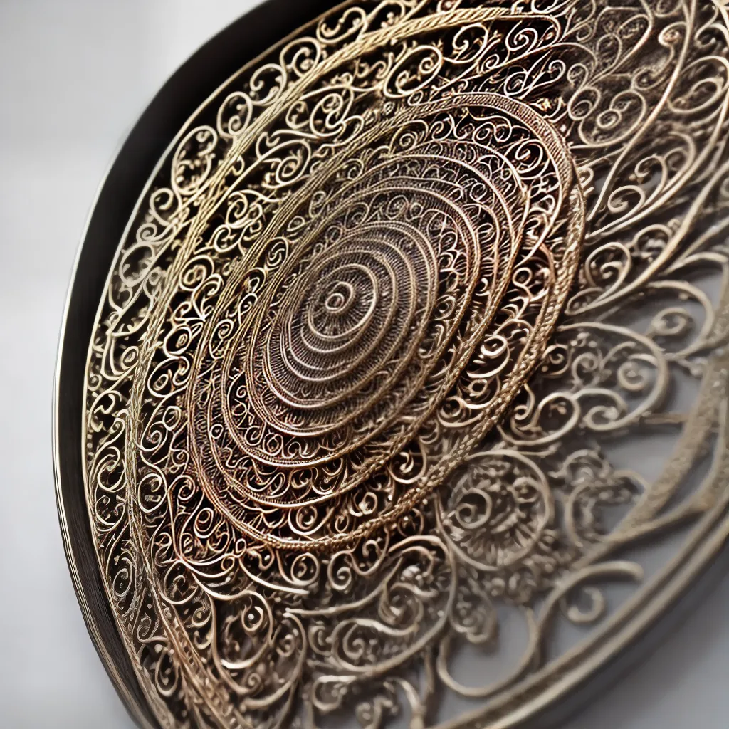 arte metalica detalhes sofisticacao