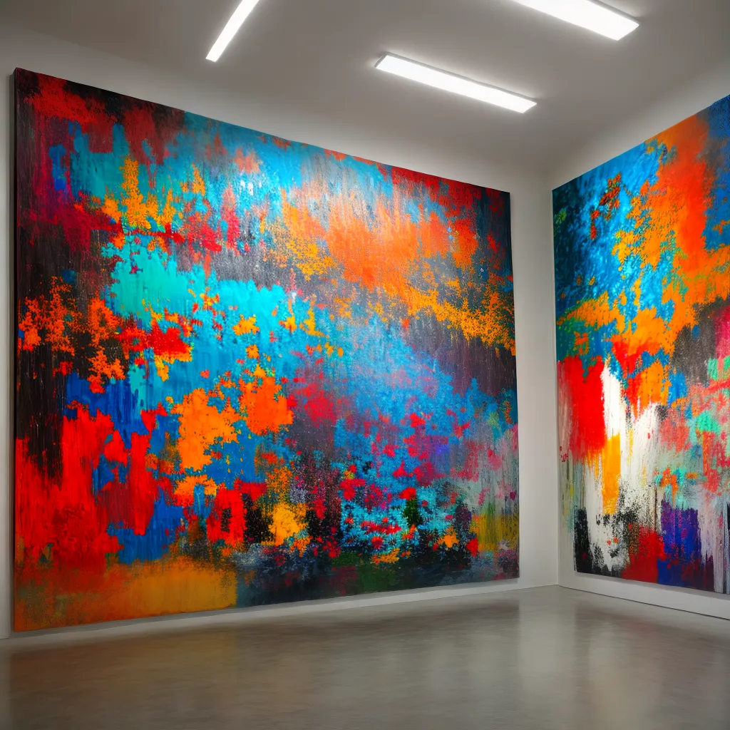 galeria arte vibrante imersiva