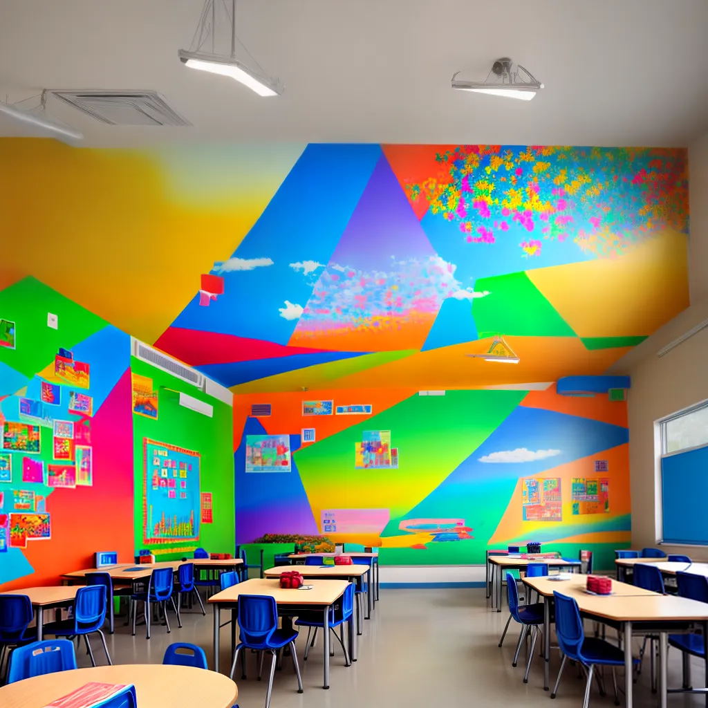 mural educativo alunos diversidade