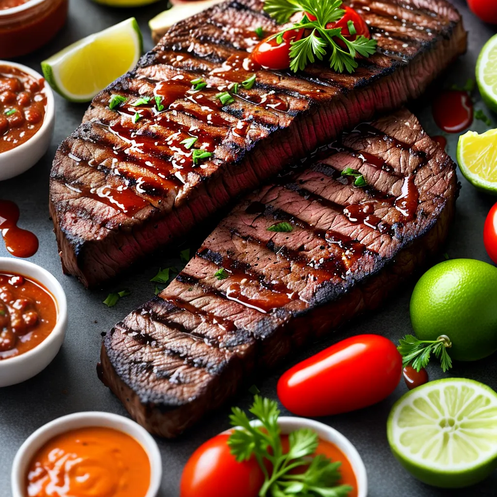 churrasco steak molhos coloridos churrasco steak molhos coloridos