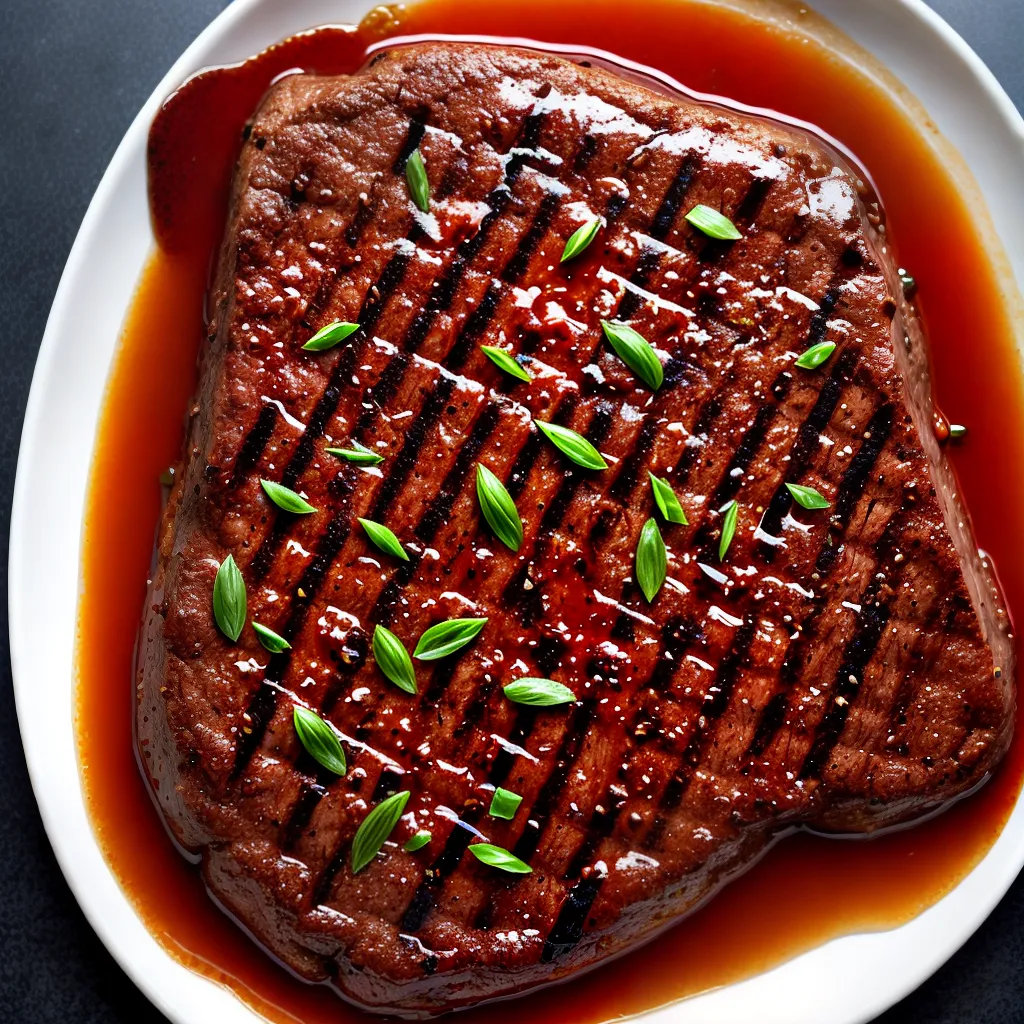 churrasco bife grelhado molho barbecue 1 churrasco bife grelhado molho barbecue 1