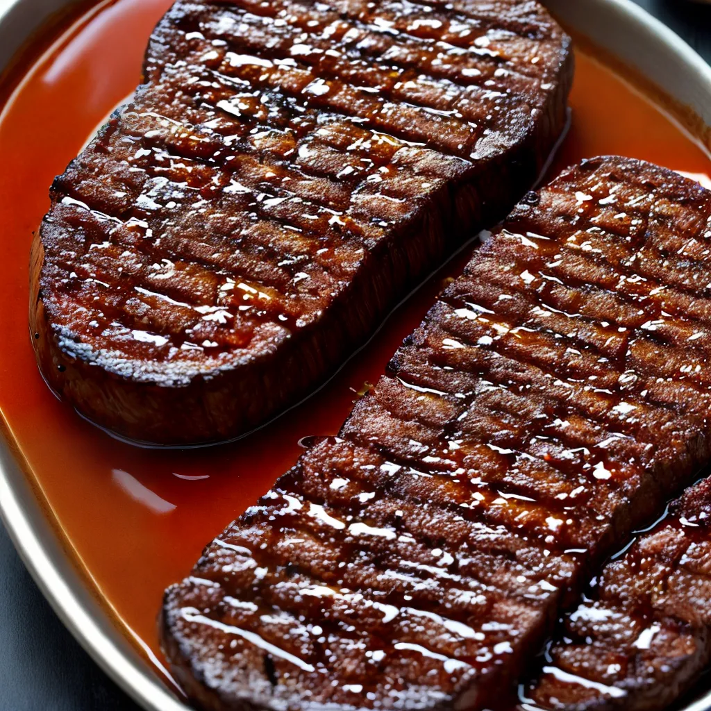 churrasco bife suculento molho barbecue 2 churrasco bife suculento molho barbecue 2