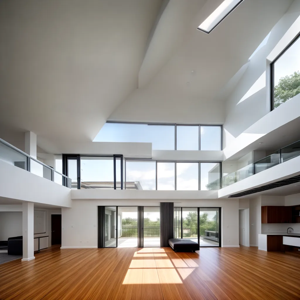 arquitetura moderna vao livre espacoso