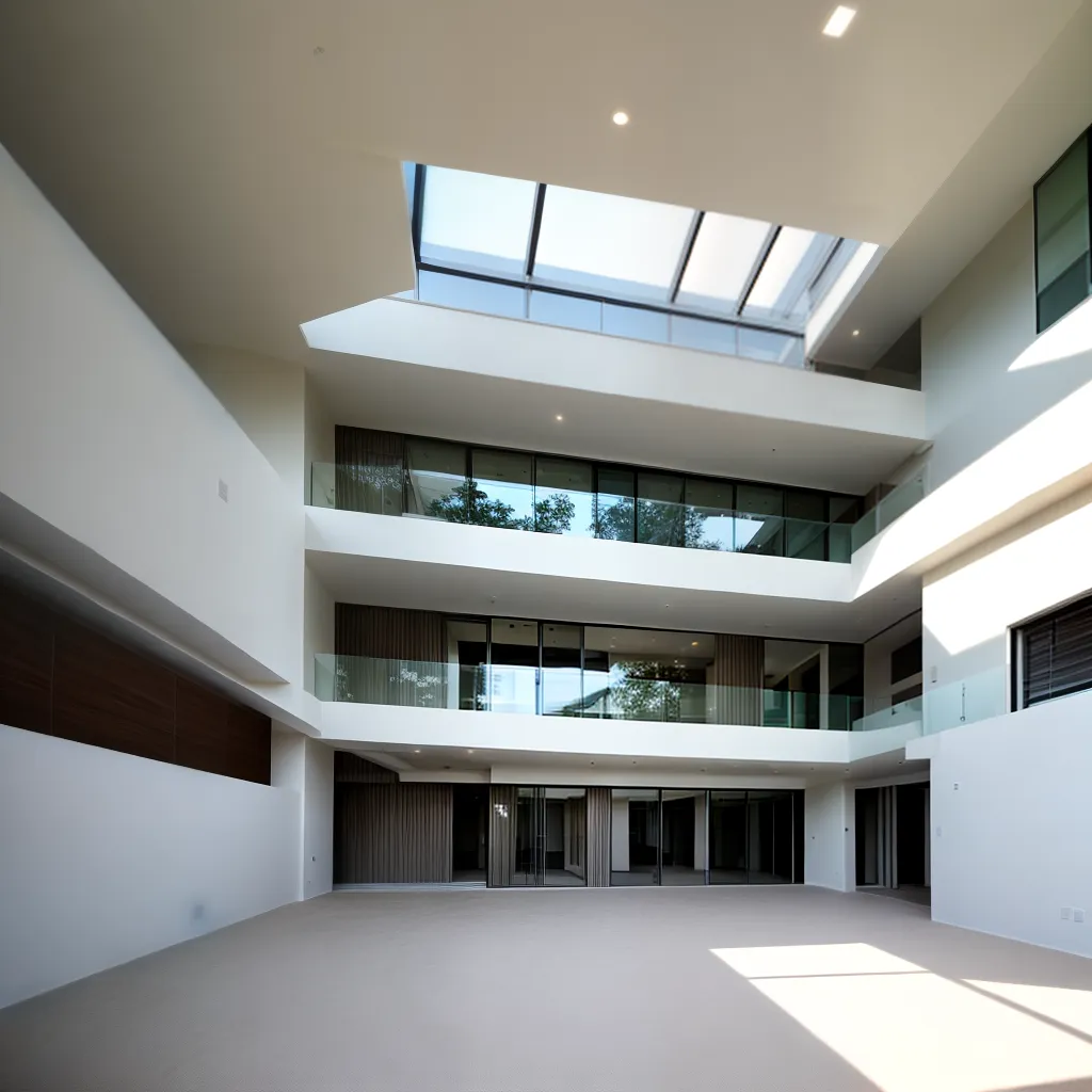 arquitetura moderna vao livre