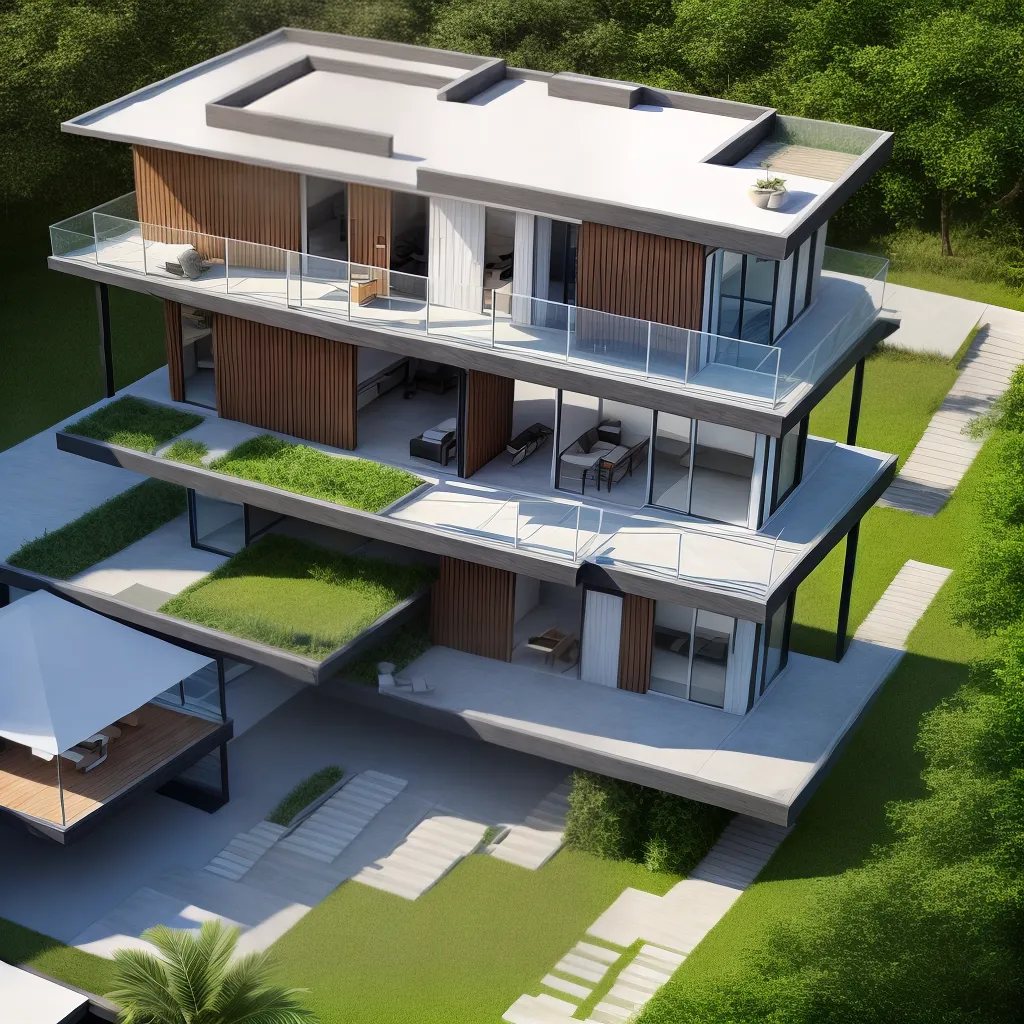 construcao vao livre edificio moderno