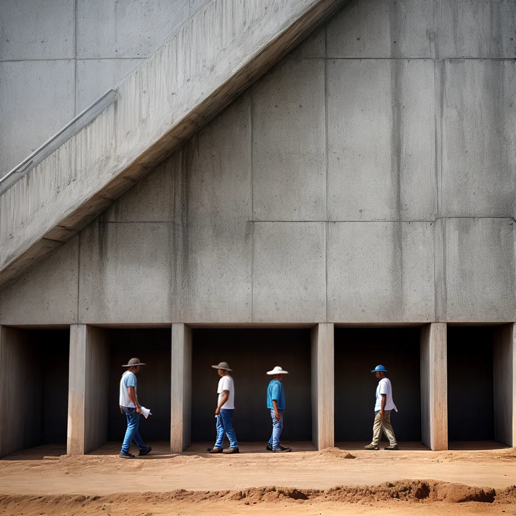retranca construcao civil parede concreto