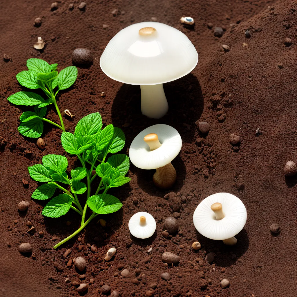 mushroom crescimento experimento educativo