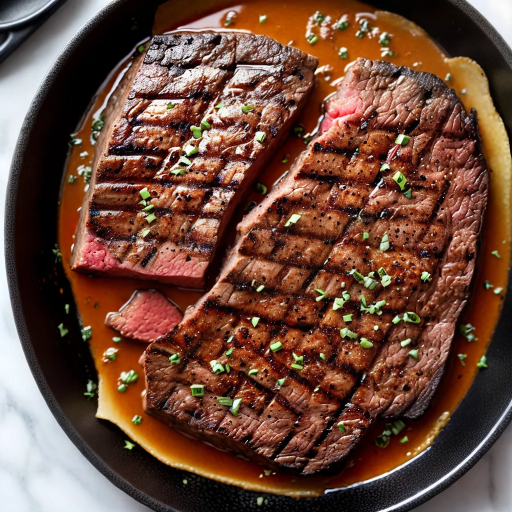 steak grelhado suculento churrasco 1