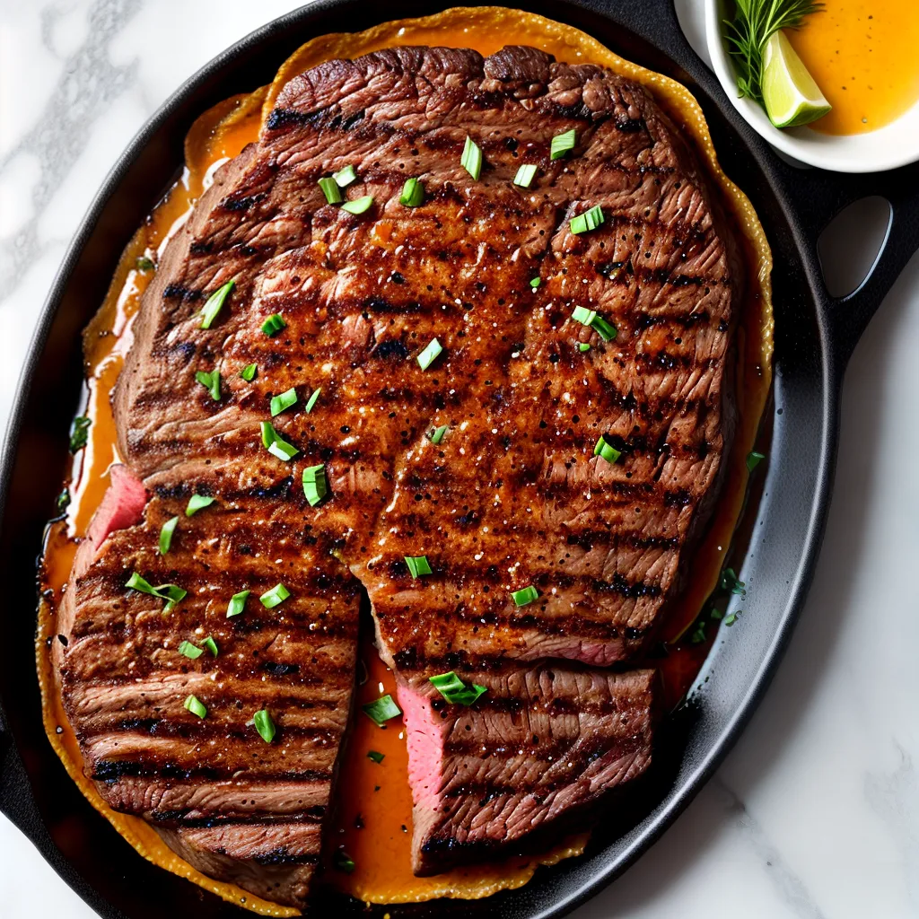 bife grelhado suculento legumes ervas