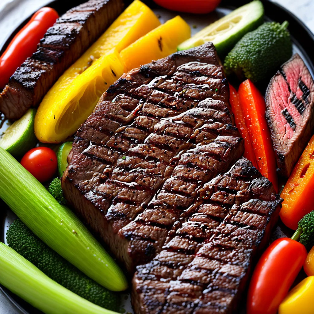 churrasco perfeito steak legumes grelhados 4
