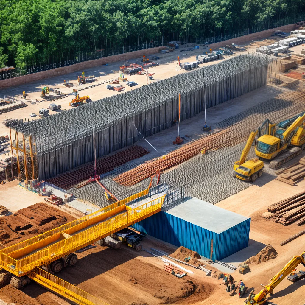 construcao trabalhadores concreto laje