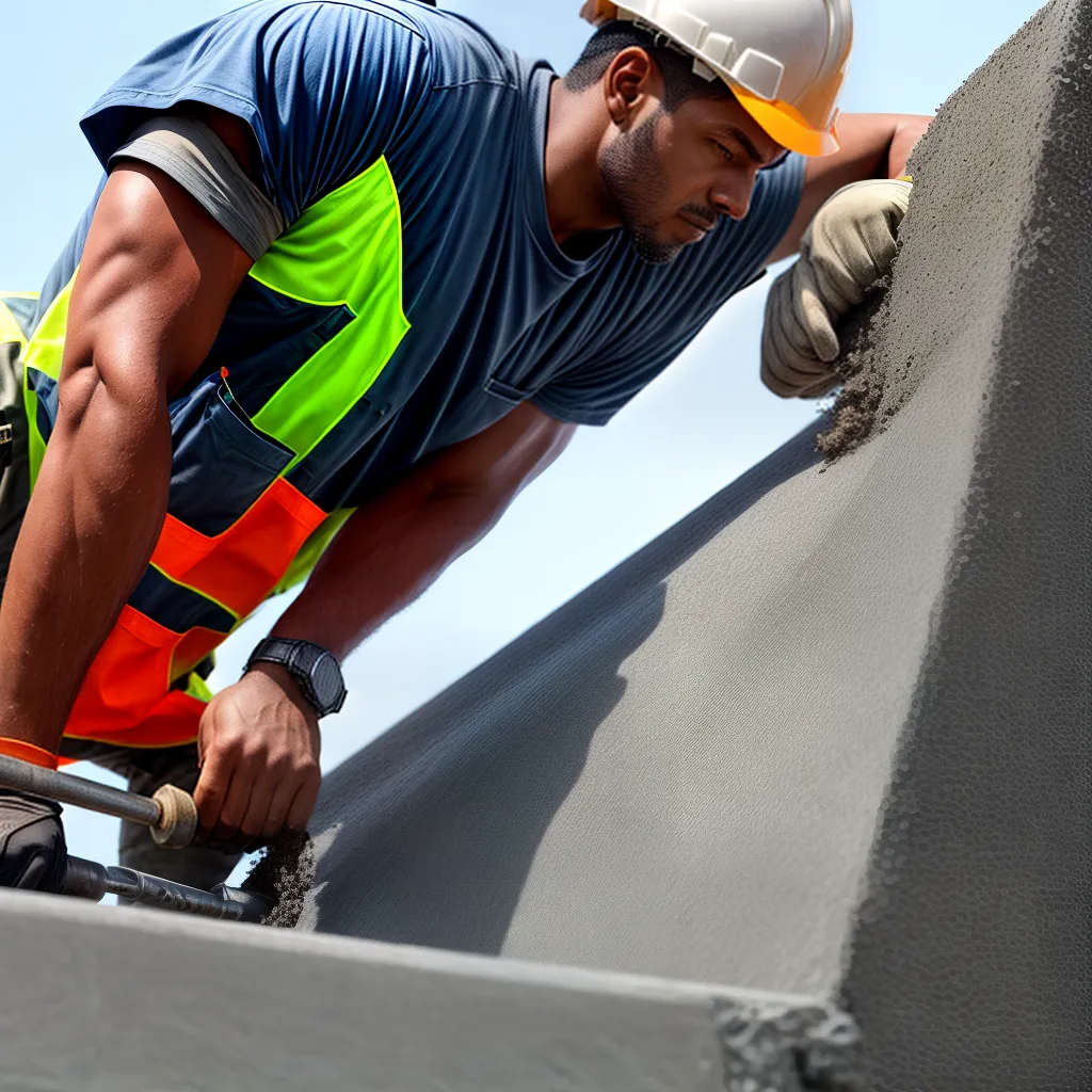 construcao trabalhador concreto seguranca