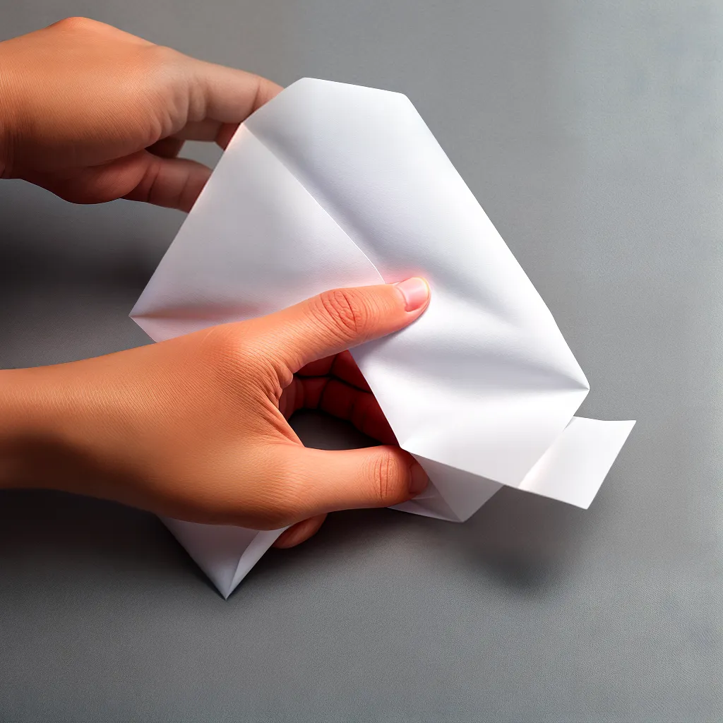 dobrar papel envelope maos dobrar papel envelope maos