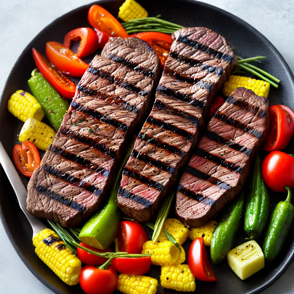 churrasco suculento carne grelhada legumes 6 churrasco suculento carne grelhada legumes 6