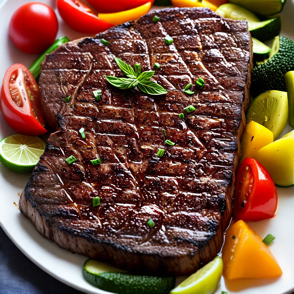 churrasco suculento bife legumes grelhados churrasco suculento bife legumes grelhados