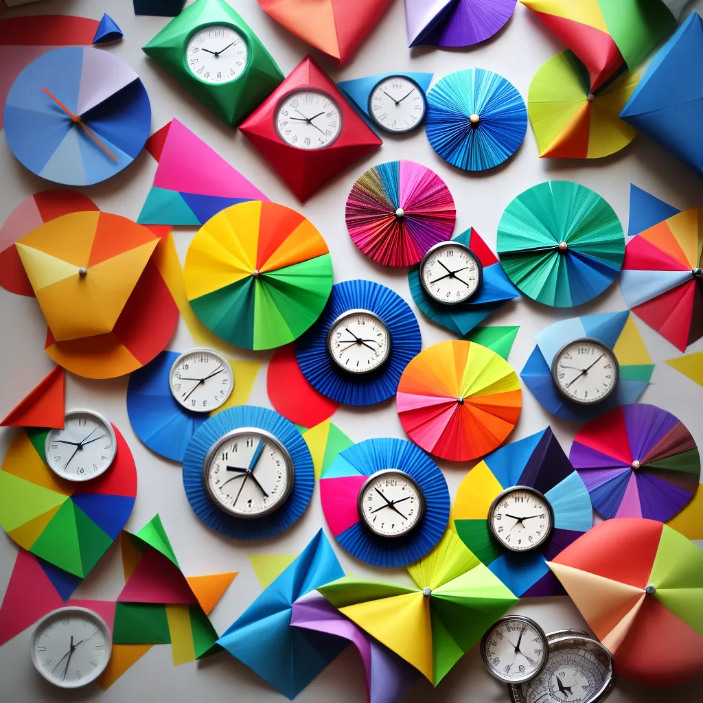 relogio origami criancas atividade relogio origami criancas atividade