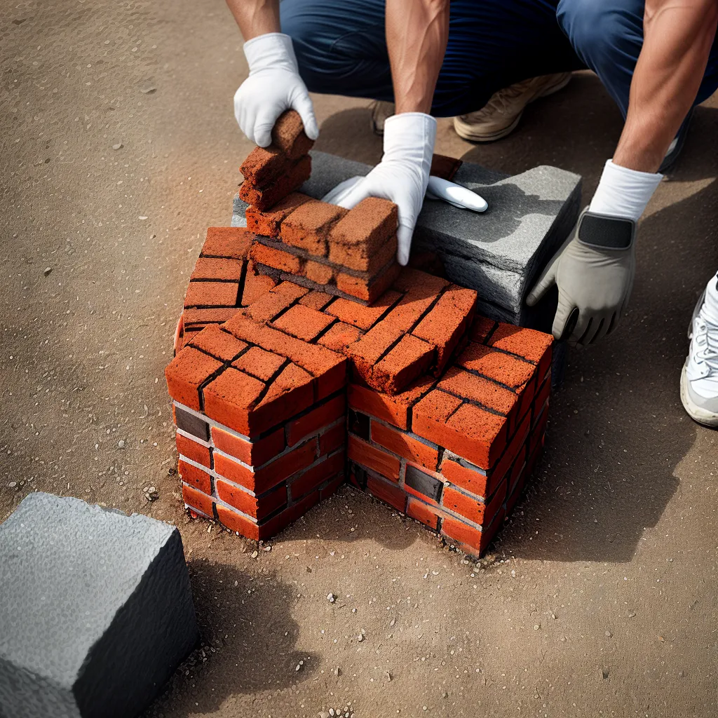 construcao churrasqueira tijolos maos