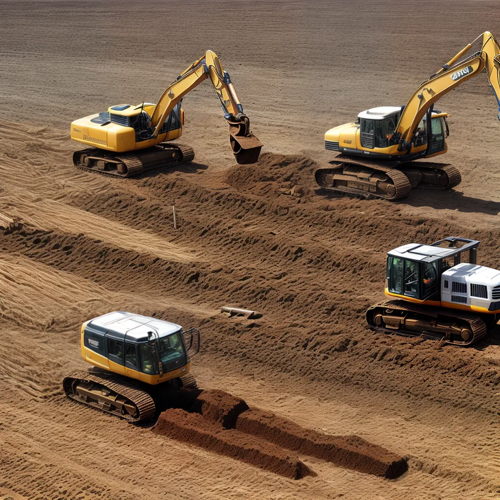 terraplanagem construcao maquinaria trabalhadores terraplanagem construcao maquinaria trabalhadores