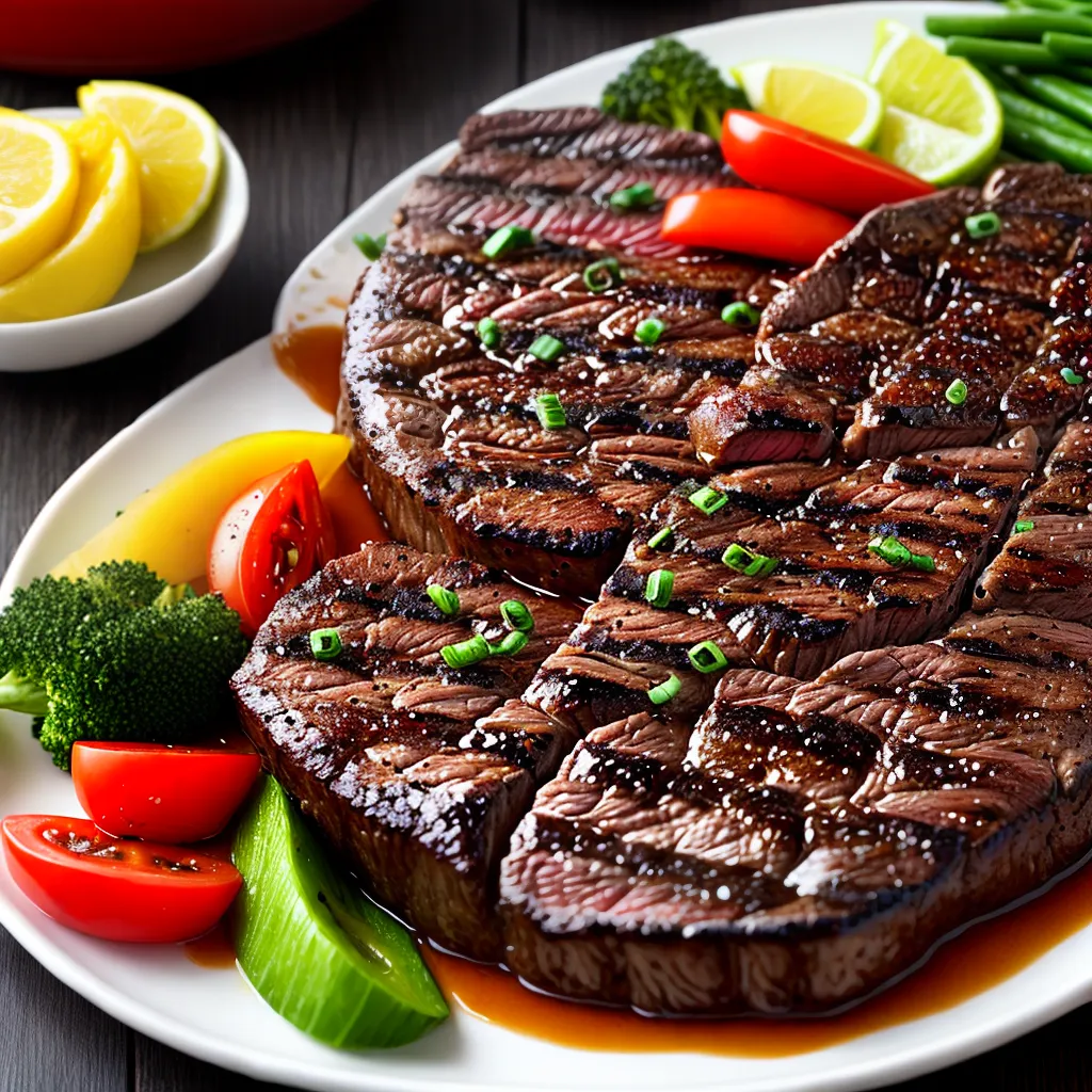 churrasco perfeito steak legumes molho 2