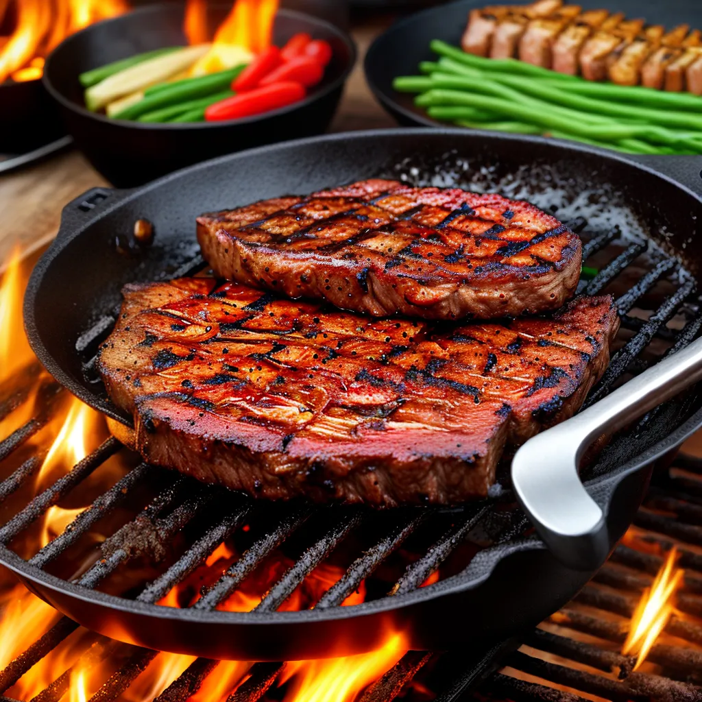 churrasco suculento grill legumes coloridos