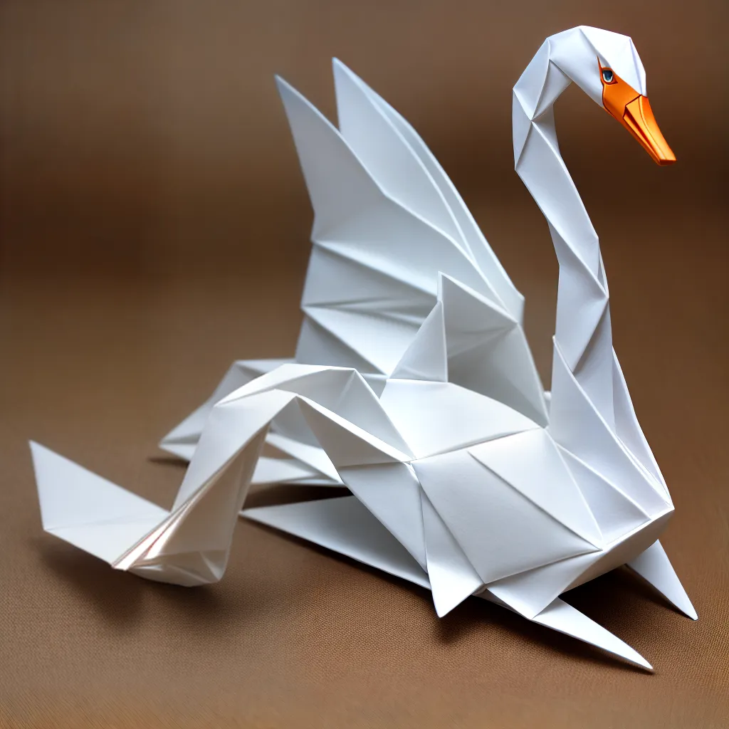 origami cisne tranquilidade origami cisne tranquilidade