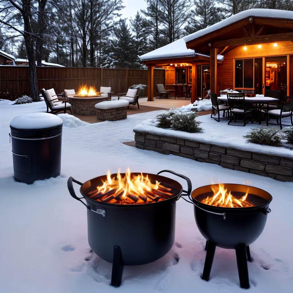 churrasco inverno amigos neve 3