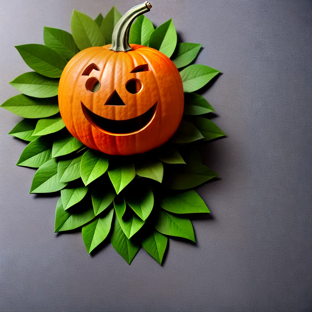 abobora papel laranja halloween