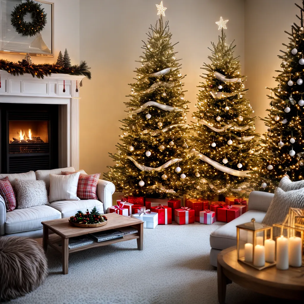 sala estar acoalhada luzes natal sala estar acoalhada luzes natal