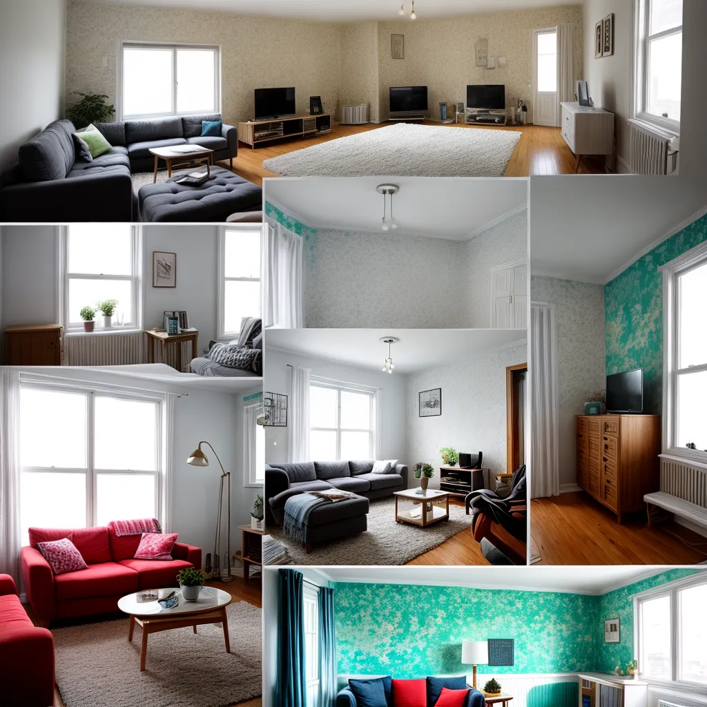 antes depois renovacao sala estar 8