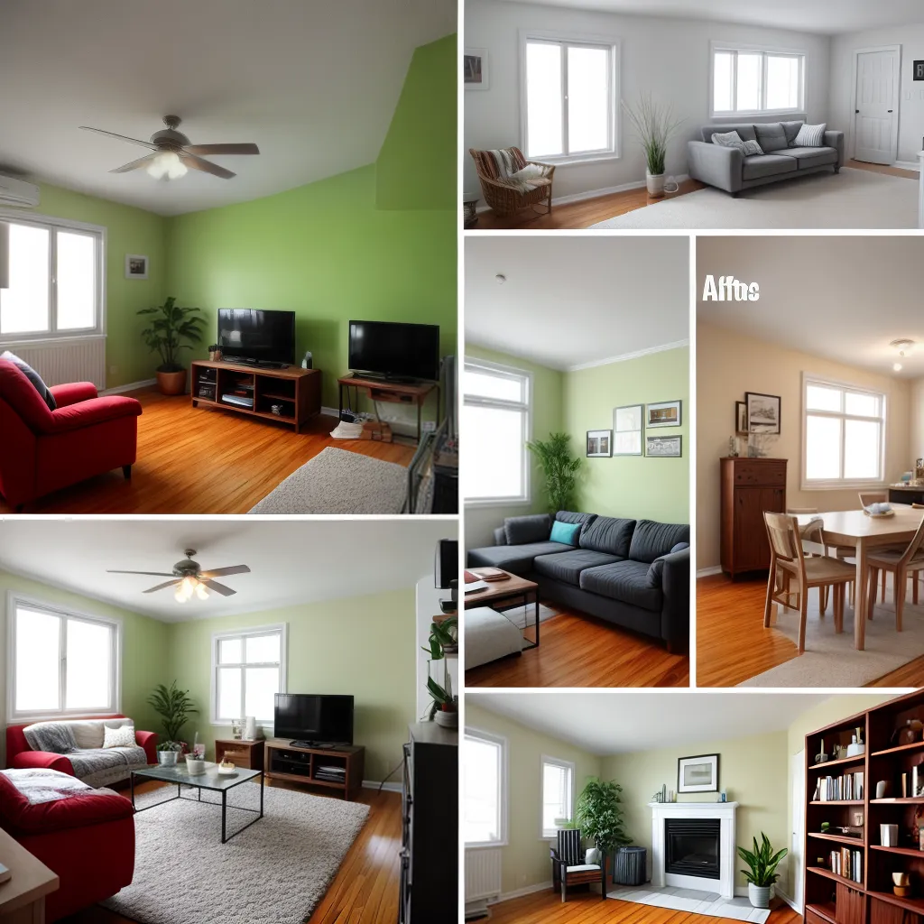 antes depois renovacao sala estar 9