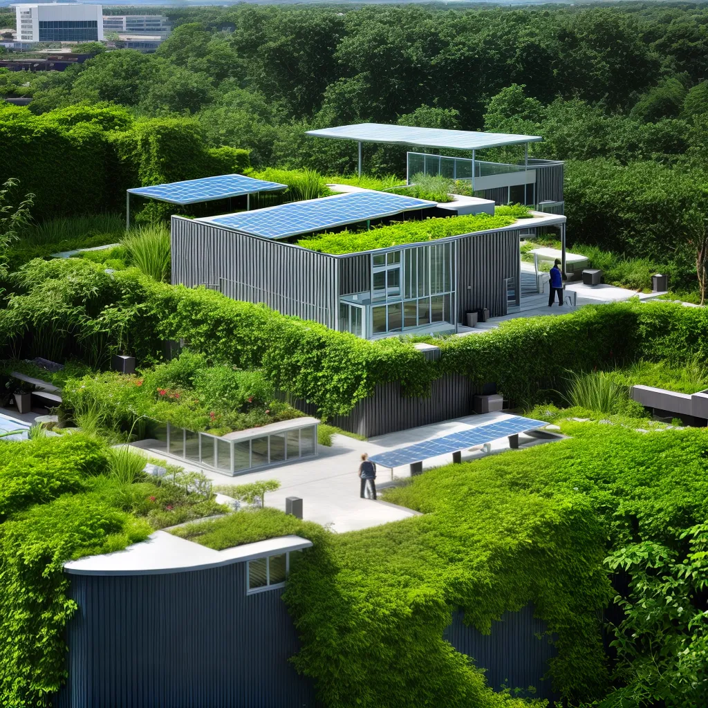 jardim sustentavel solar integrado