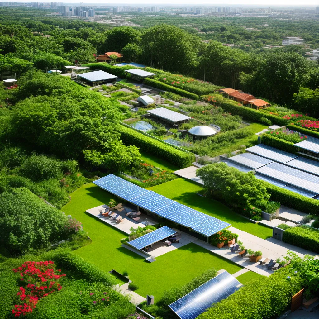 jardim sustentavel ecologico solar agua